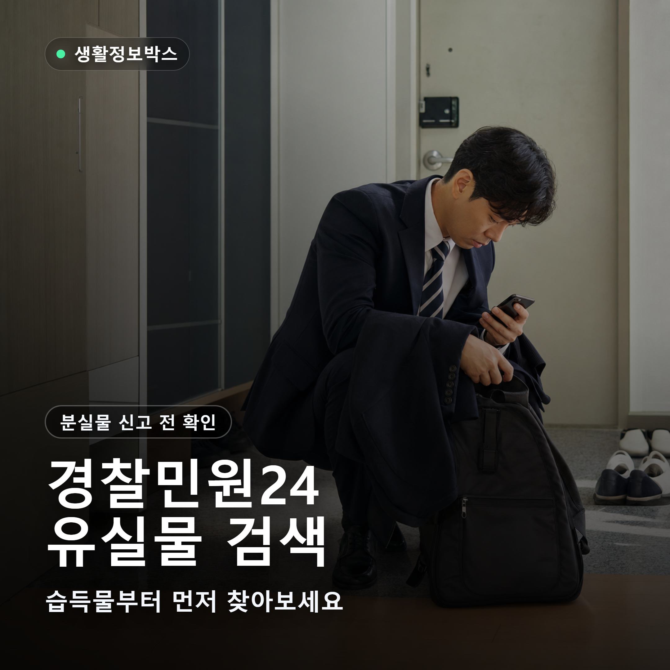 경찰민원24 유실물 검색, 분실물 신고 전 확인 순서