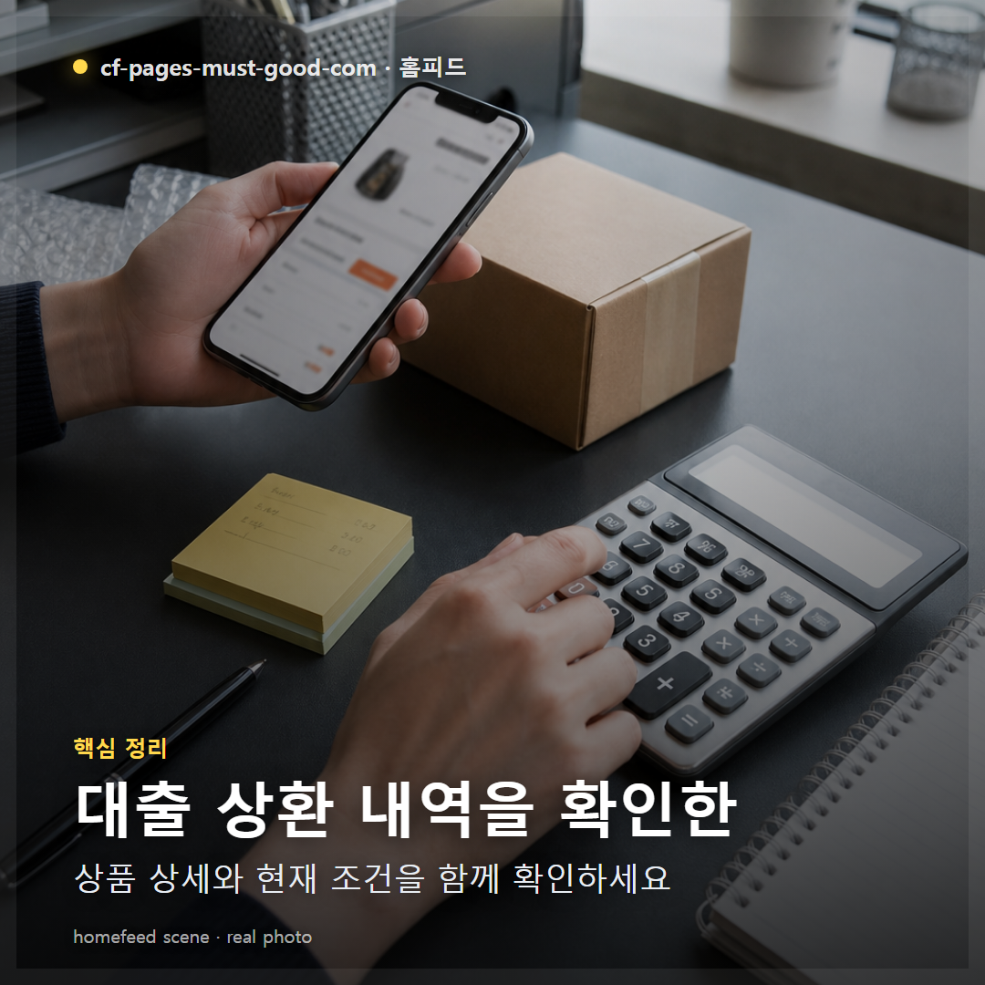 대출 상환 내역을 확인한 뒤 앱으로 금리인하요구권 신청 조건을 점검하는 직장인