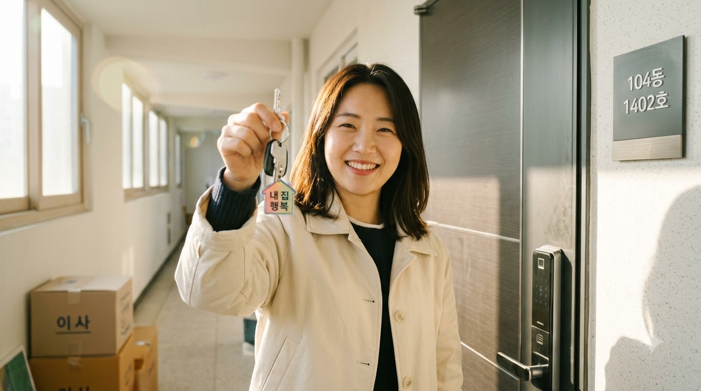 청약 당첨과 저금리 대출 연계로 내 집 마련의 꿈을 실현한 청년의 모습